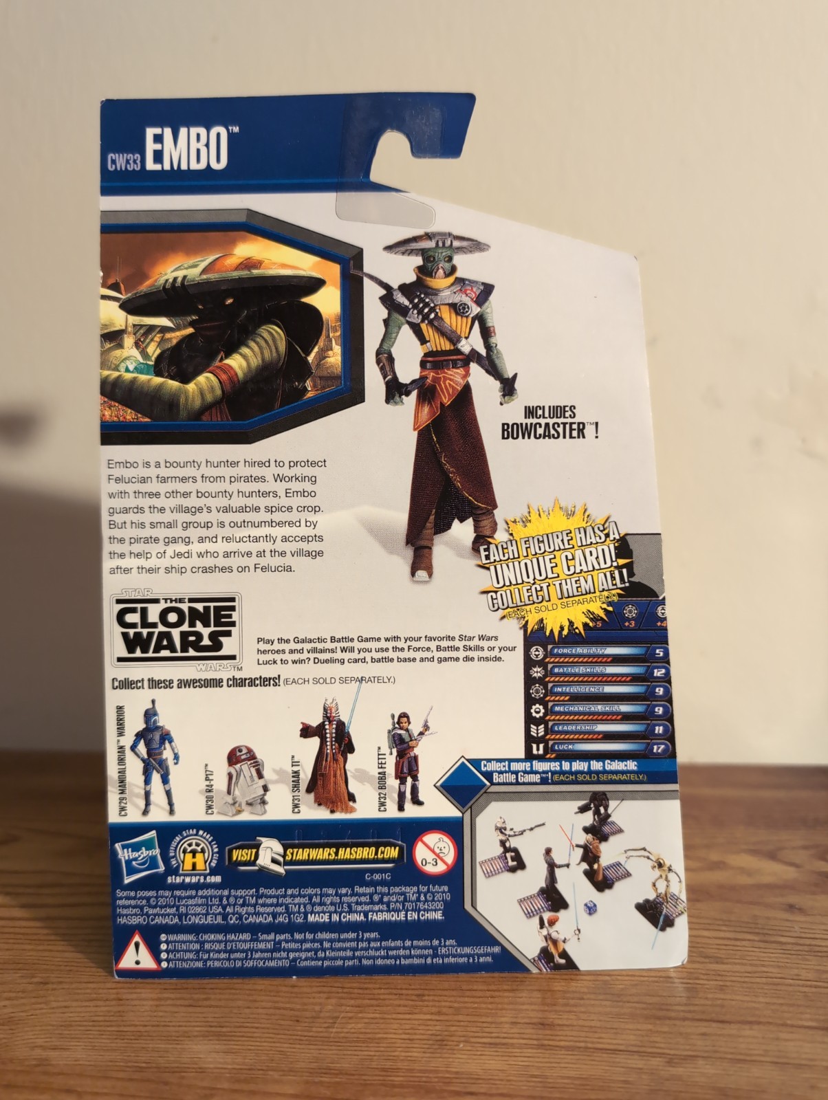 2010 Hasbro Star Wars The Clone Wars Embo CW33 Action Figure