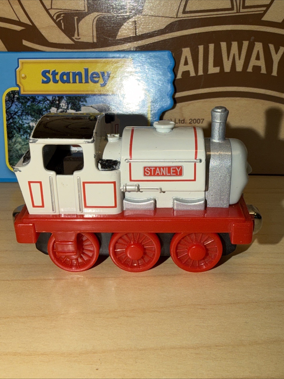 STANLEY ! THOMAS FRIENDS TRAIN TAKE Along n play Diecast 2007 GREAT DISCOVERY !