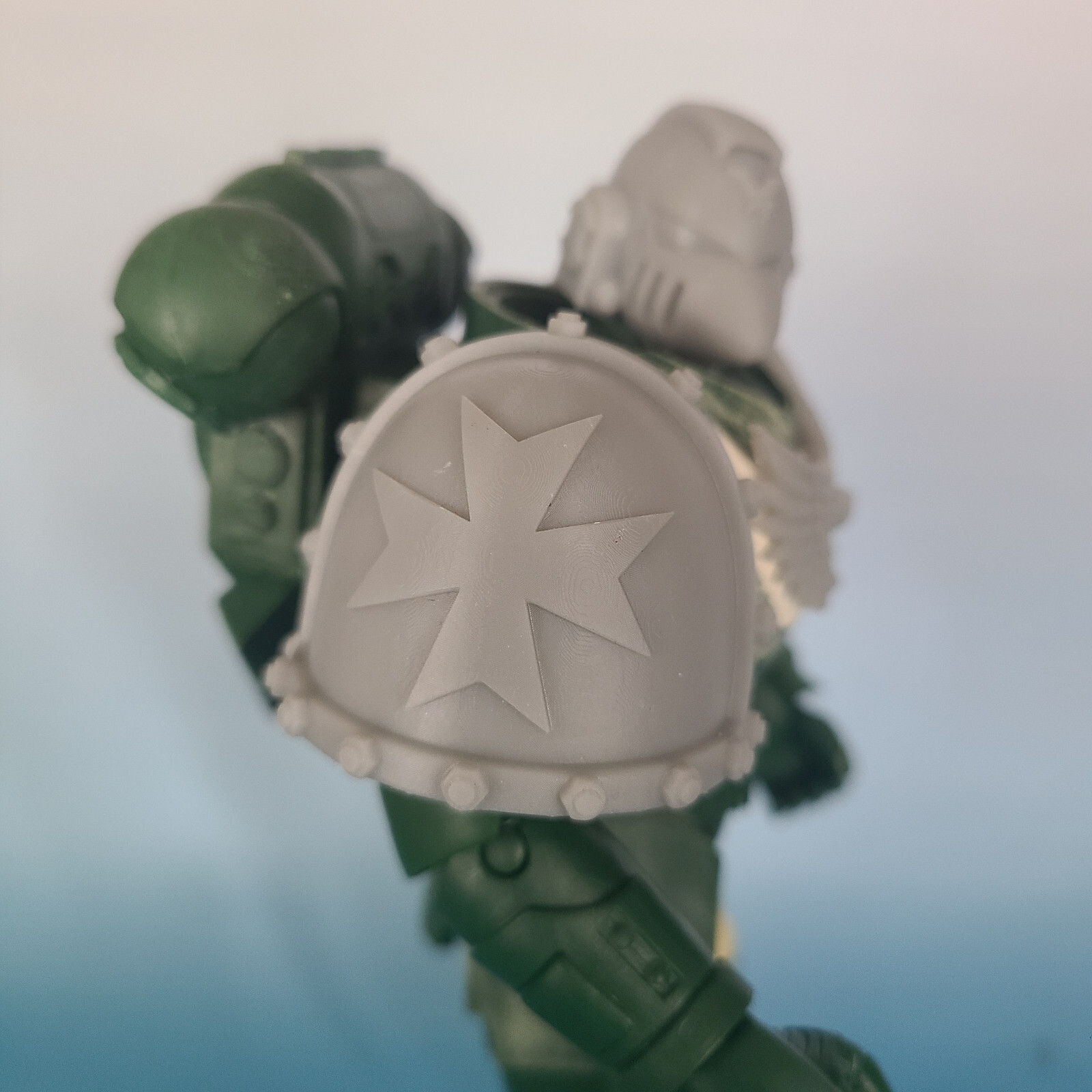 Templar Knights McFarlane Toys 30K Compatible Battle Brother Helm and Armor Bits