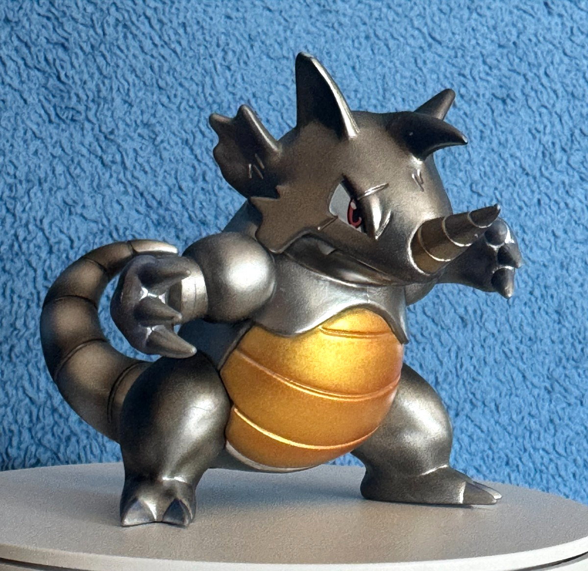 Ground/Rock Type Pokemon – Generation I – RHYDON (Gray) – by BANDAI – NEW