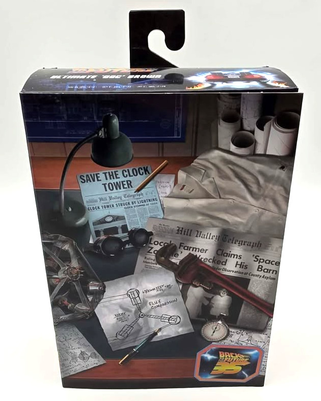 NECA Back to the Future Ultimate Doc Brown 7” Action Figure – NEW SEALED-read