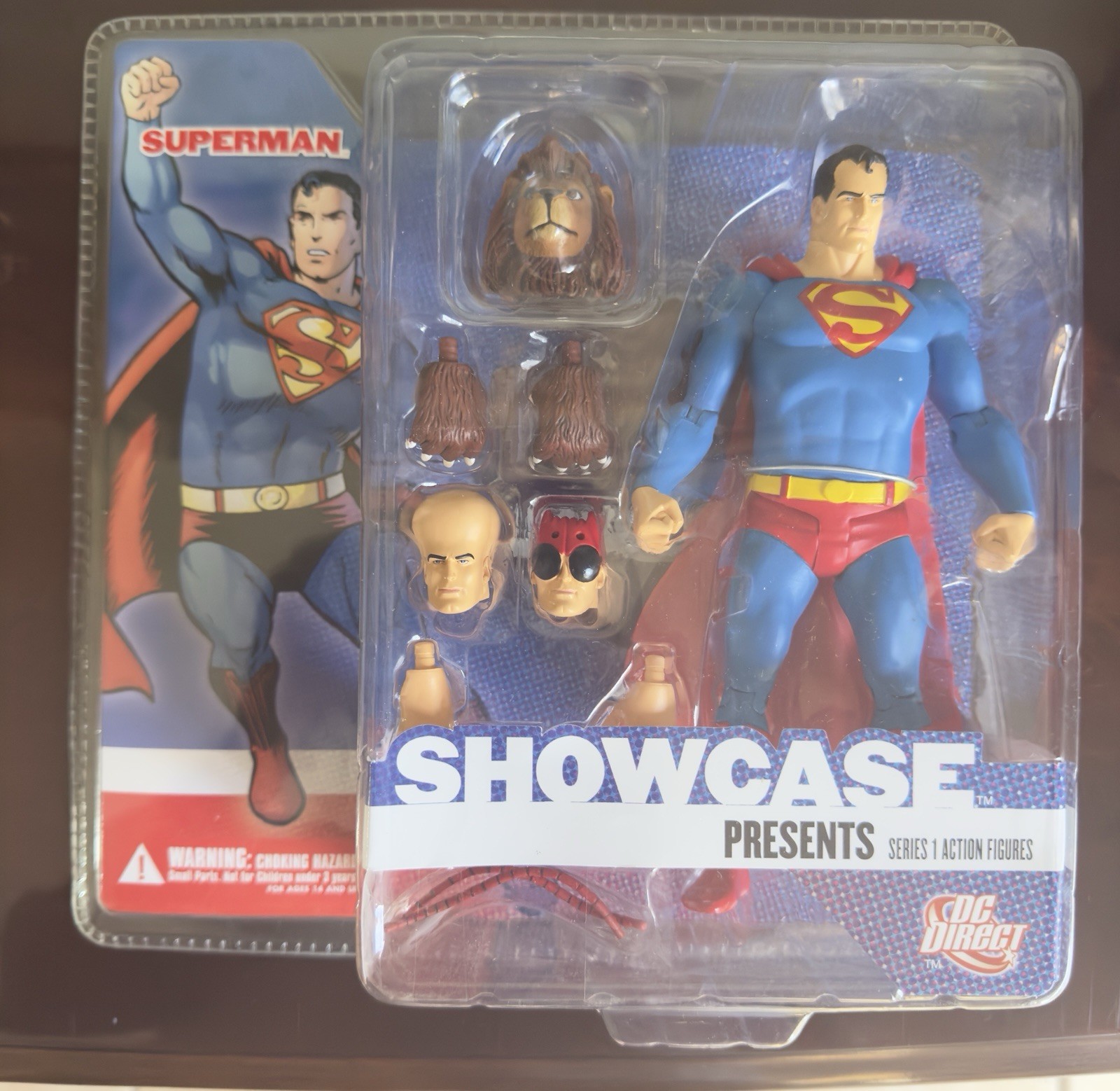 DC Direct 2008 Showcase Presents Series 1 SUPERMAN Action Figure NEW Clean