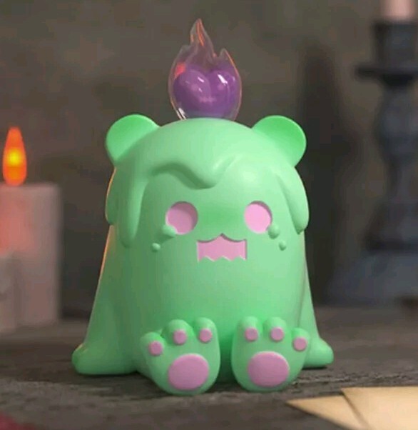 F.UN x SHINWOO Love or Death Series BURNING 💔🕯👻 Vinyl/PVC Green Figure NEW