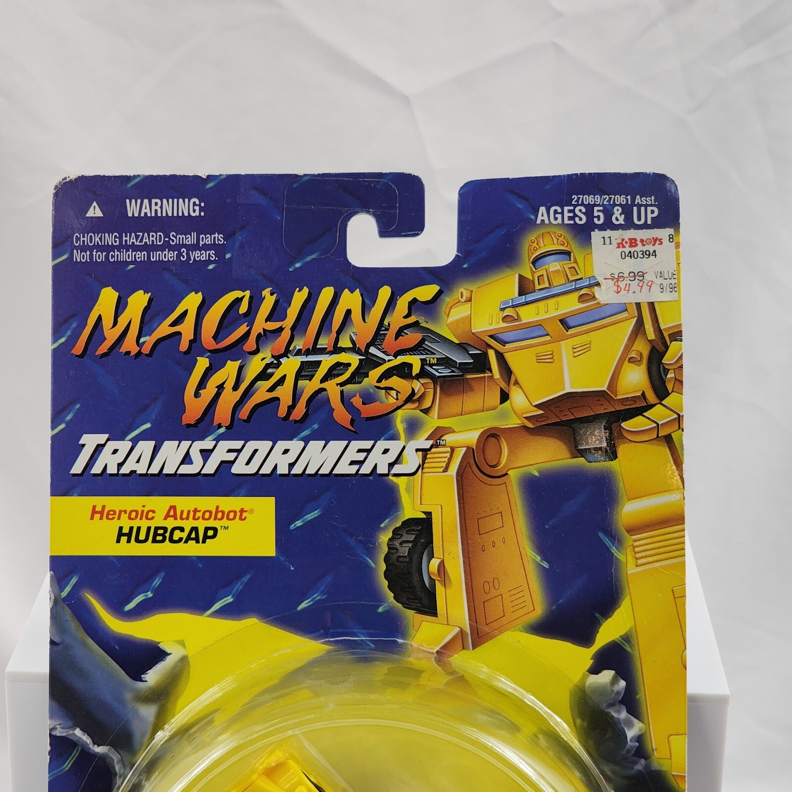 Transformers Machine Wars Hubcap Heroic Autobot NEW Sealed on Card 1996 Hasbro