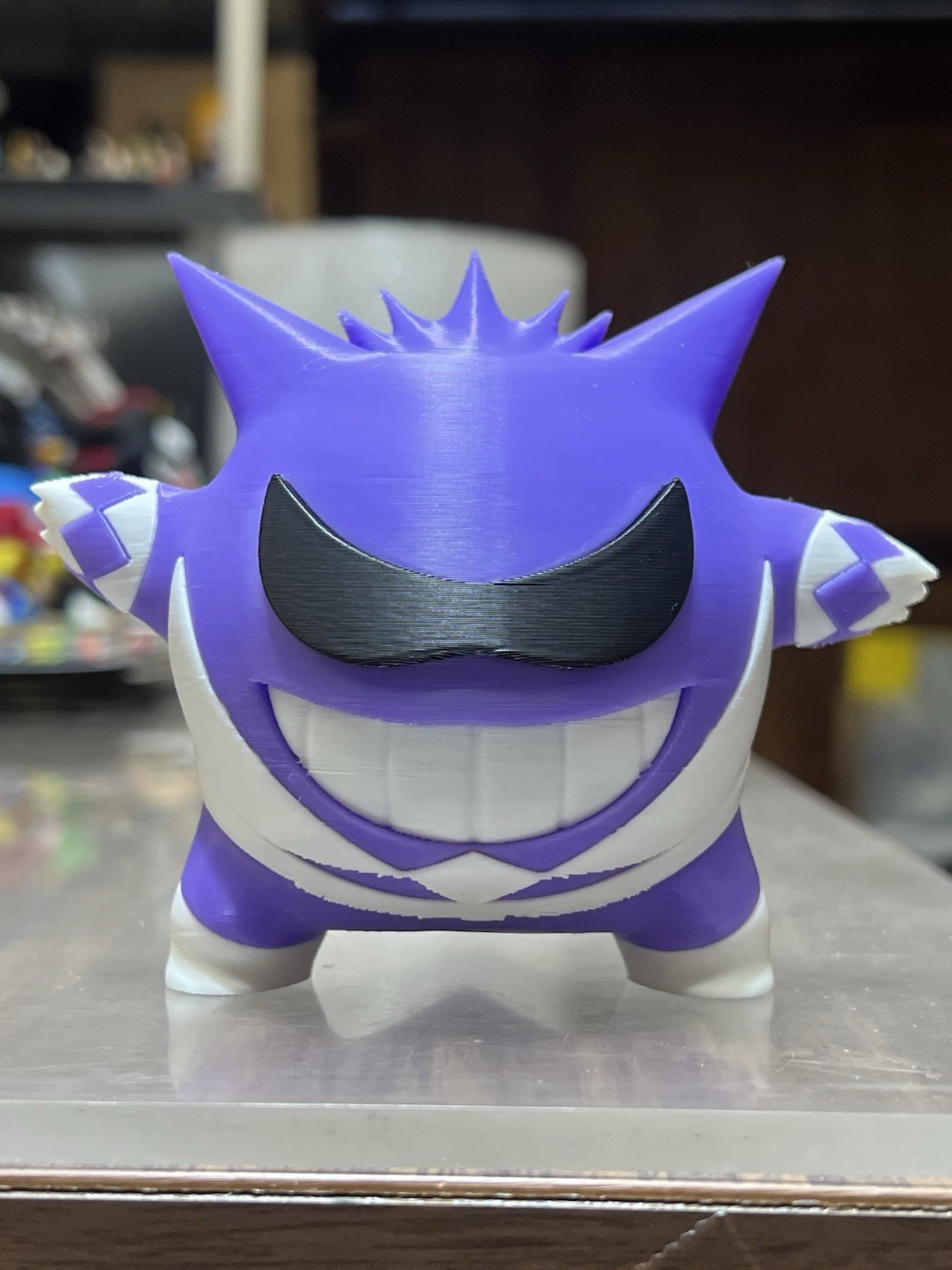 Gengar Ranger 3D Printed Display Fanart 4 Inch