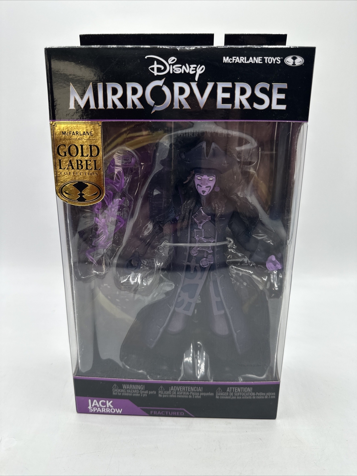Disney Mirrorverse Jack Sparrow Fractured McFarlane Toys Gold Label Collection