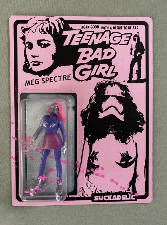 SUCKLORD SUCKADELIC TEENAGE BAD GIRL MEG SPECTRE TOY FIGURE STAR WARS PHASMA
