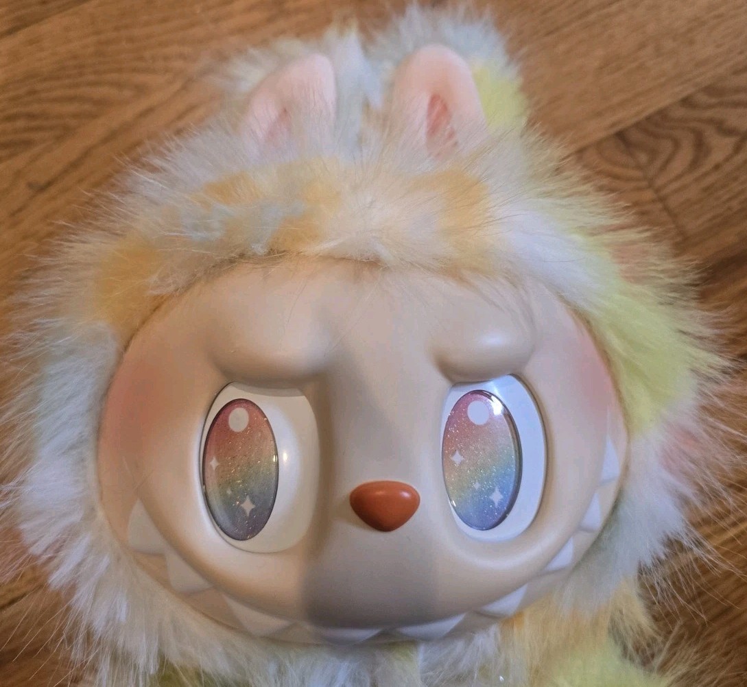 Large Authentic Labubu Pop Mart Rock The Universe Vinyl Plush Big Into Energy