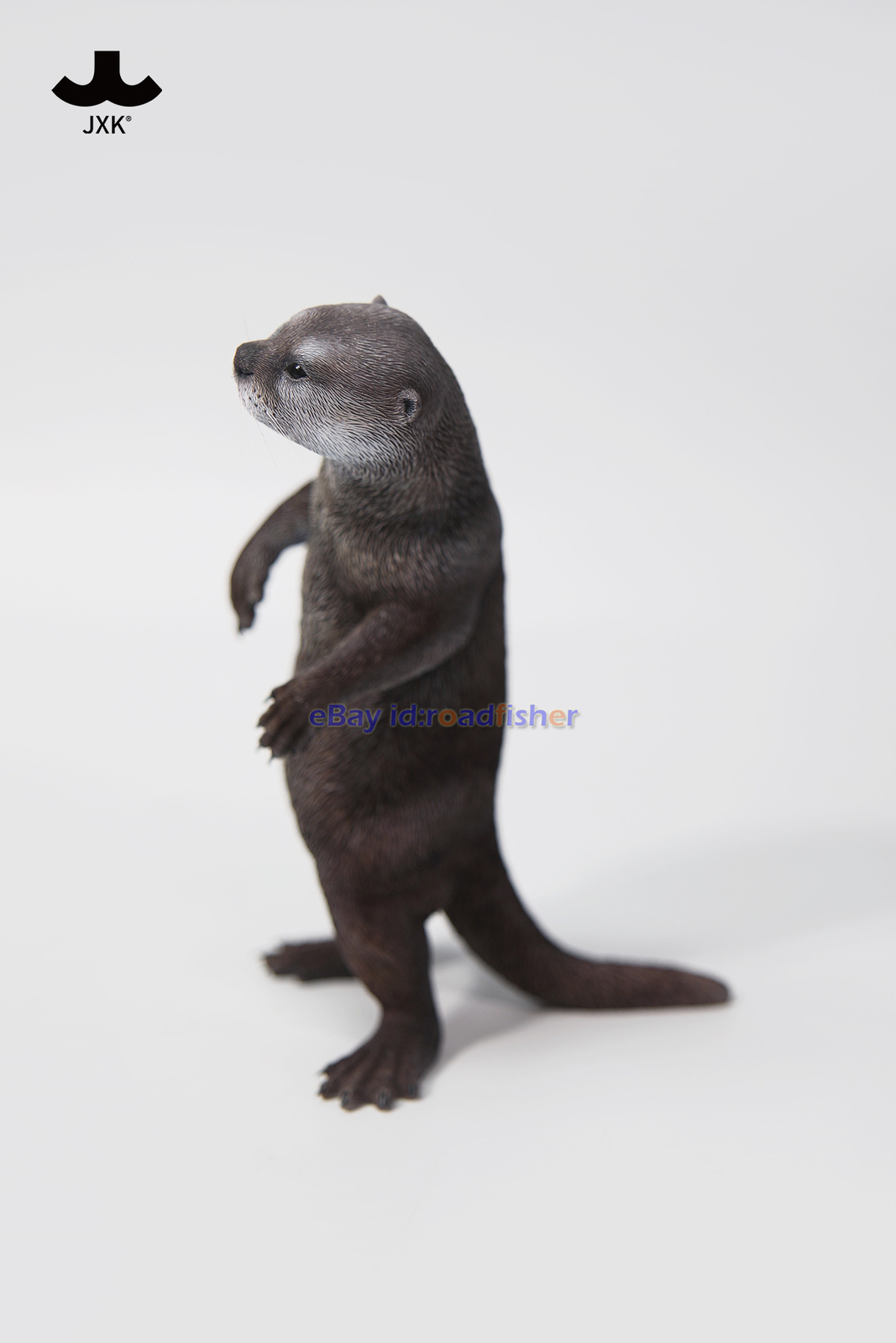 JXK 1/6 Scale Eurasian River Otter Model Animal Figure Scene Decor Kids Toy