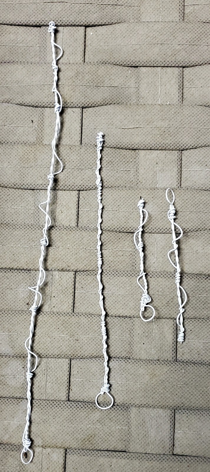 6&Prime; 1/12 Set Of 4 WHITE Bendy Wire Webs Spiderman Marvel Legends Poseable ✅️ DESC