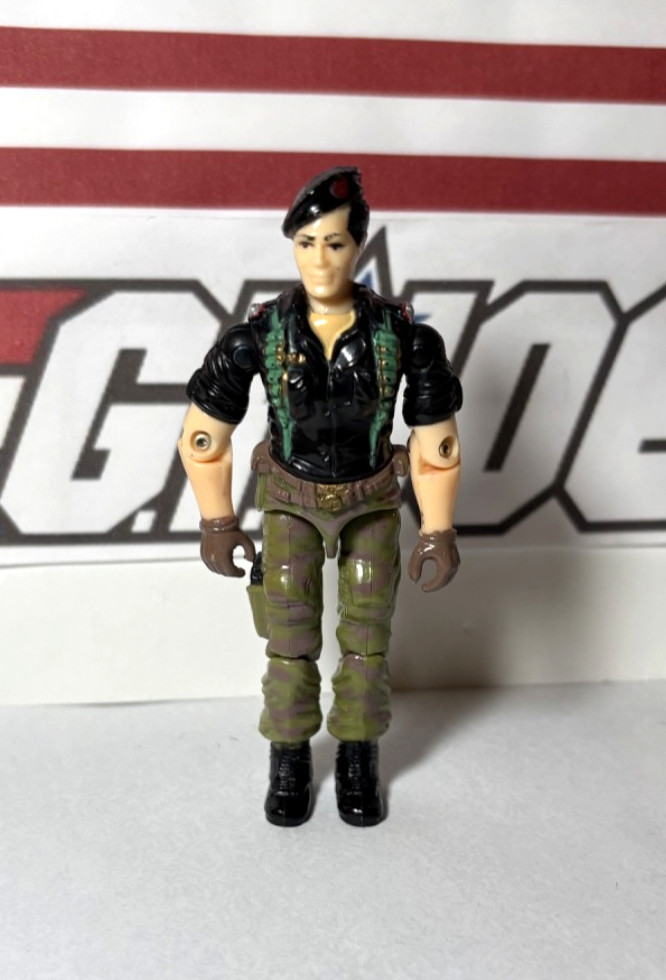 GI Joe Funskool Flint *100% COMPLETE w/UNCUT CARD BACK, Nice! Vintage 1993 India