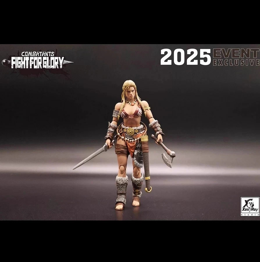 Xesray Studio Fight for Glory Combatants Exclusive Gold Hildr 1/12 Action Figure