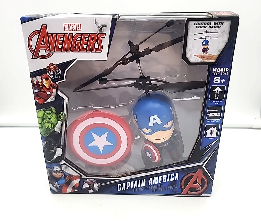 Marvel Avengers Captain America Flying Character UFO Helicopter Indoor