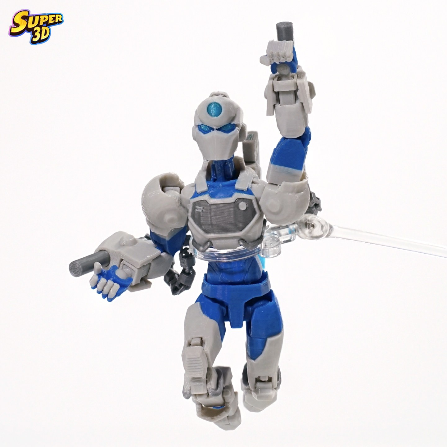 SUPER 3D Invincible Tech Jacket Zoe Action Figure with Stand