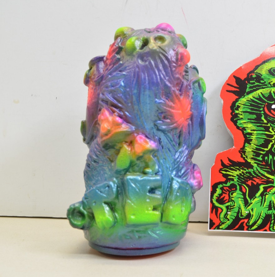 MAN-THING Sofubi Designer Vinyl Art Toy Custom Paint RessinBlood