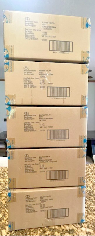 McFarlane Kickstarter 5 Pack Spawn Trilogy Set SIGNED Todd McFarlane SEALED