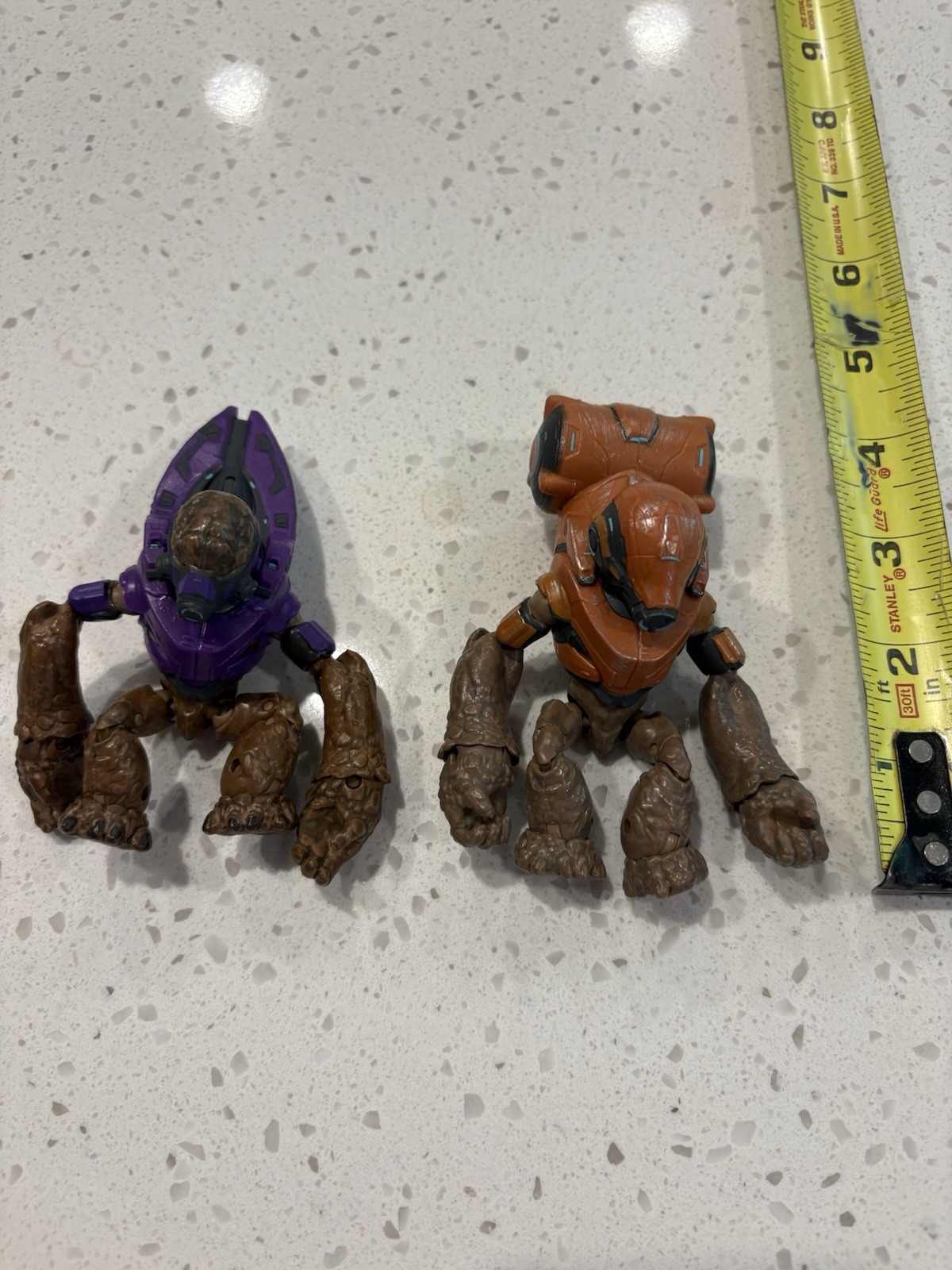Nice lot of 2 2021 Jazwares Halo Grunt Alien 4” Action Figures Free Ship in USA