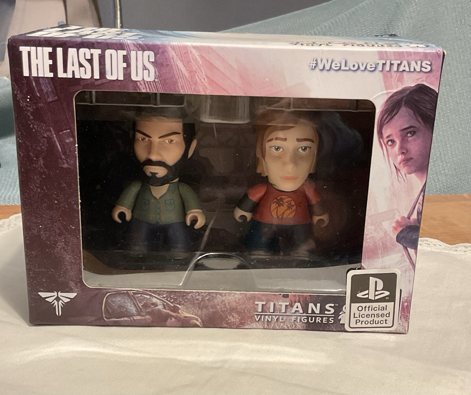 The Last Of Us Titans Joel & Ellie 3” Vinyl Figure Set Play Station