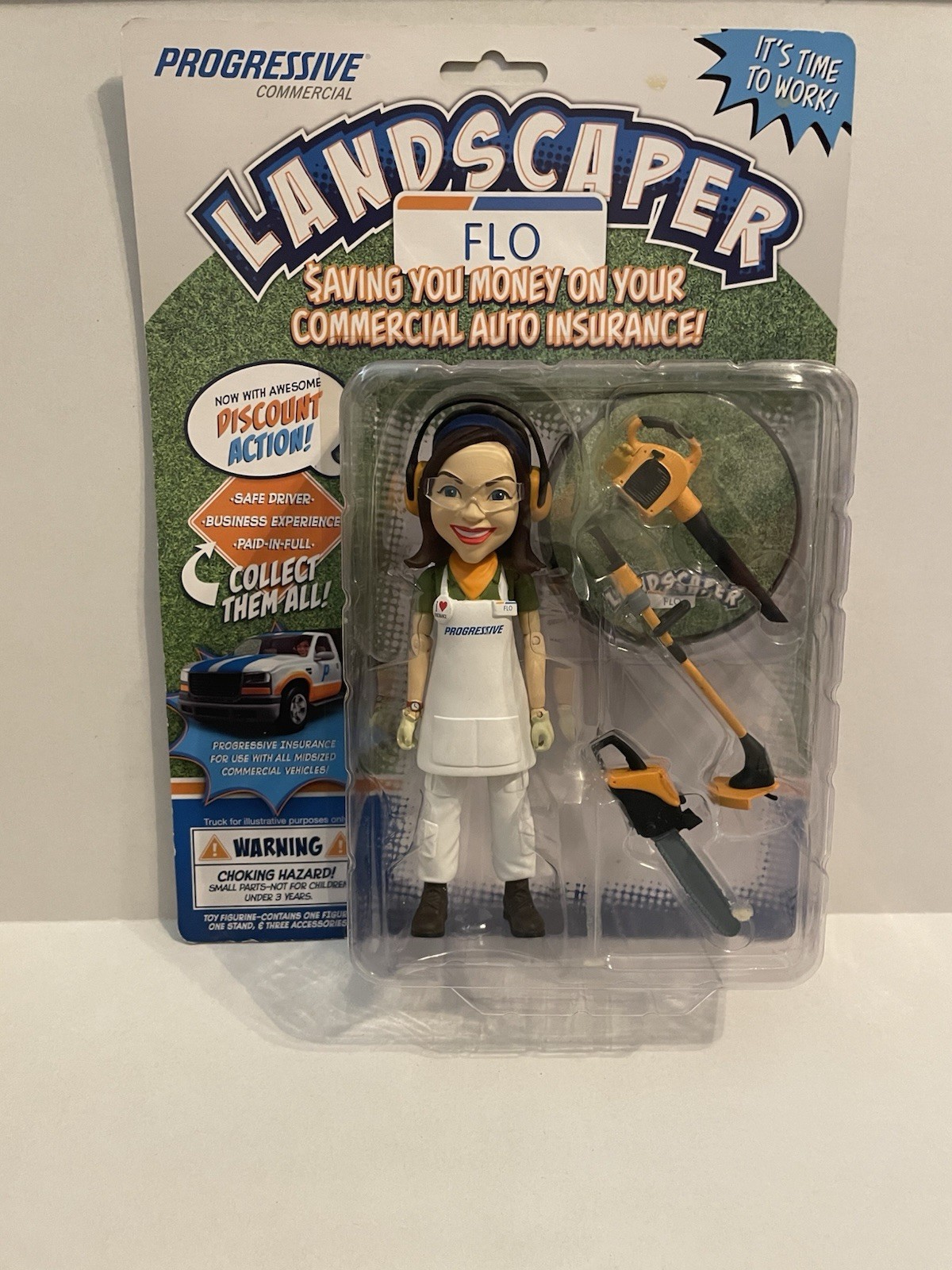 Progressive Landscaper Flo Action Figure