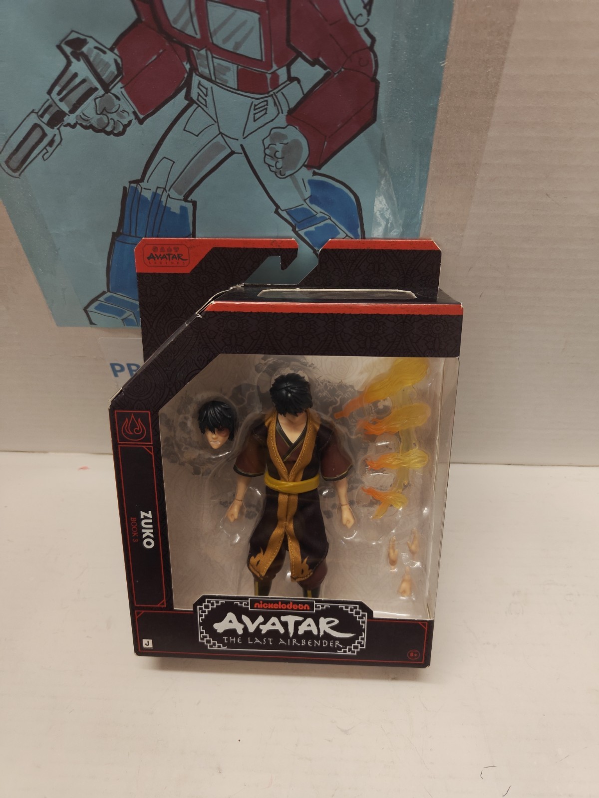 Nickelodeon Avatar The Last Airbender ZUKO BOOK 3 Jazwares Action Figure NIB