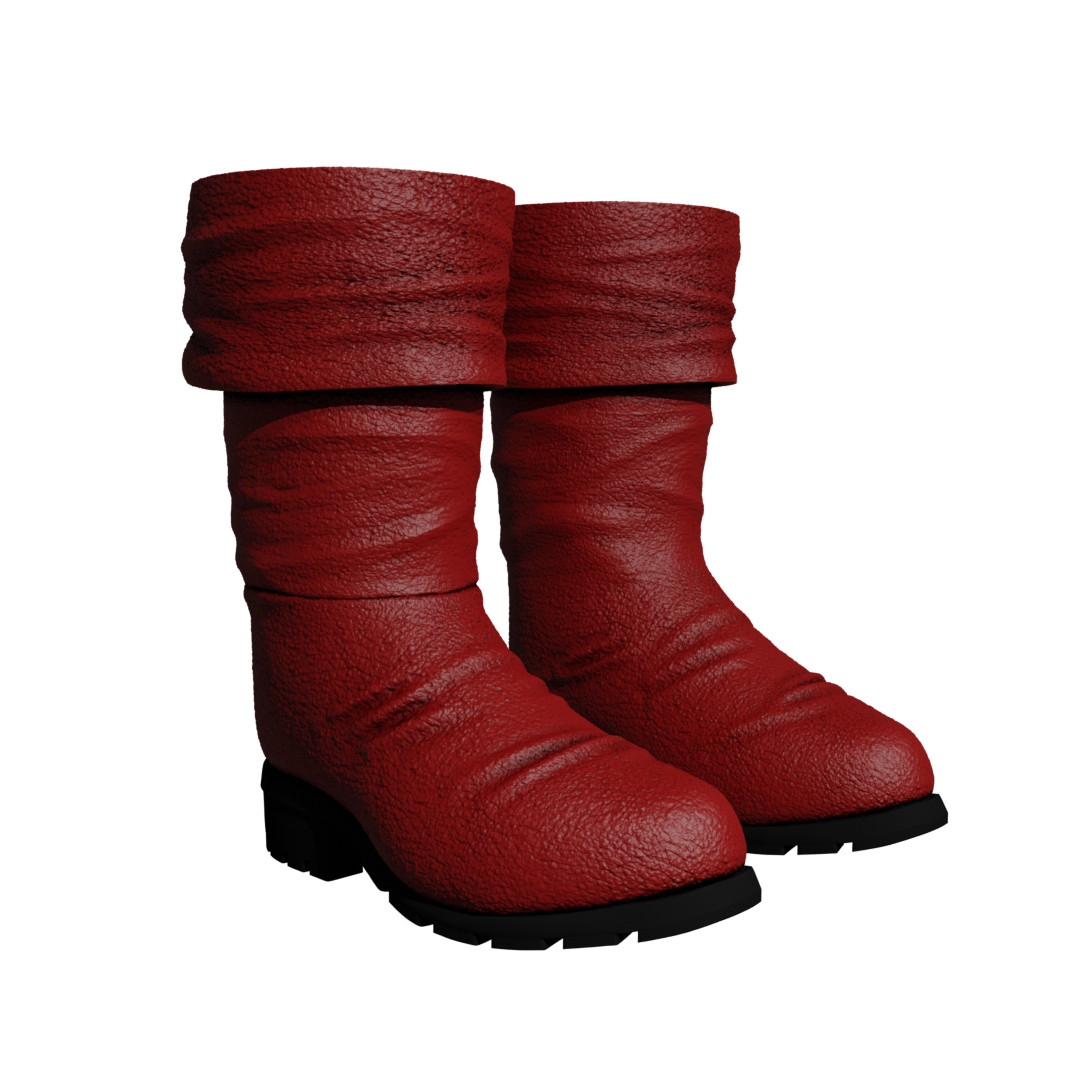 1/6 Scale Action FIgure Boots: Captain USA (Classic Cuffed v1)