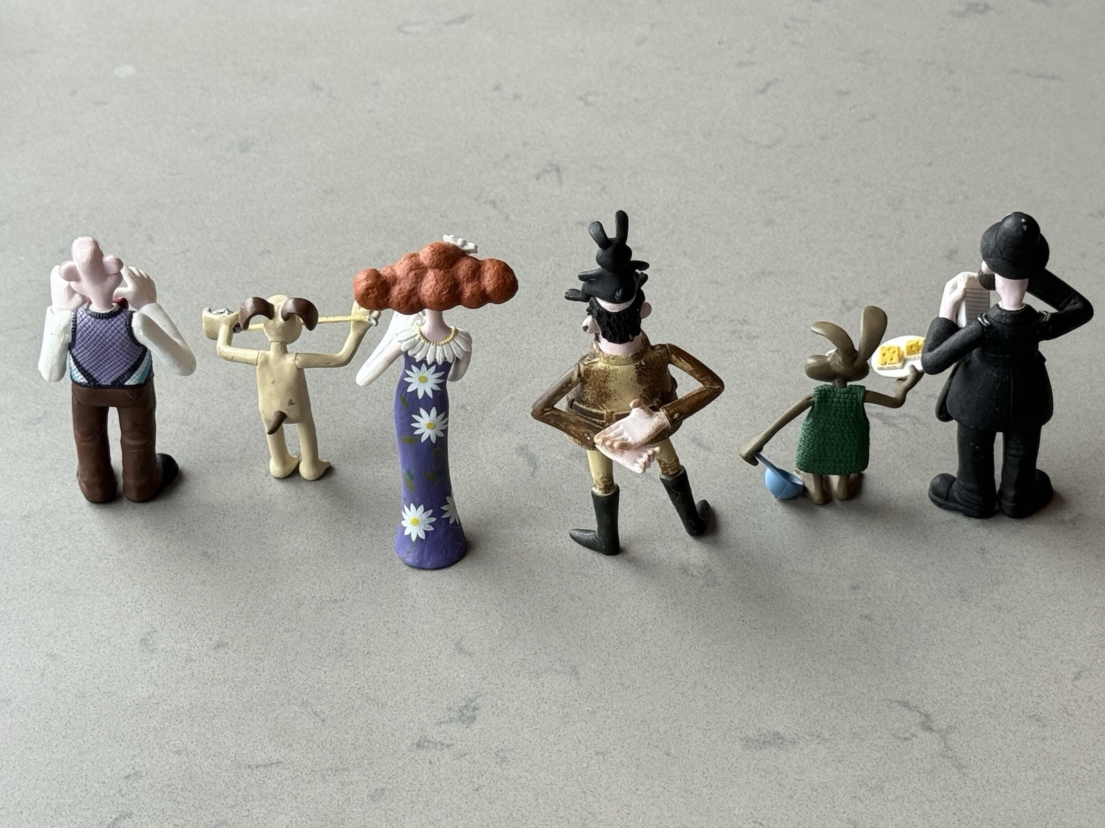Wallace & Gromit Curse Of Were Rabbit Carrot Collector Mini Figure Set (2005)