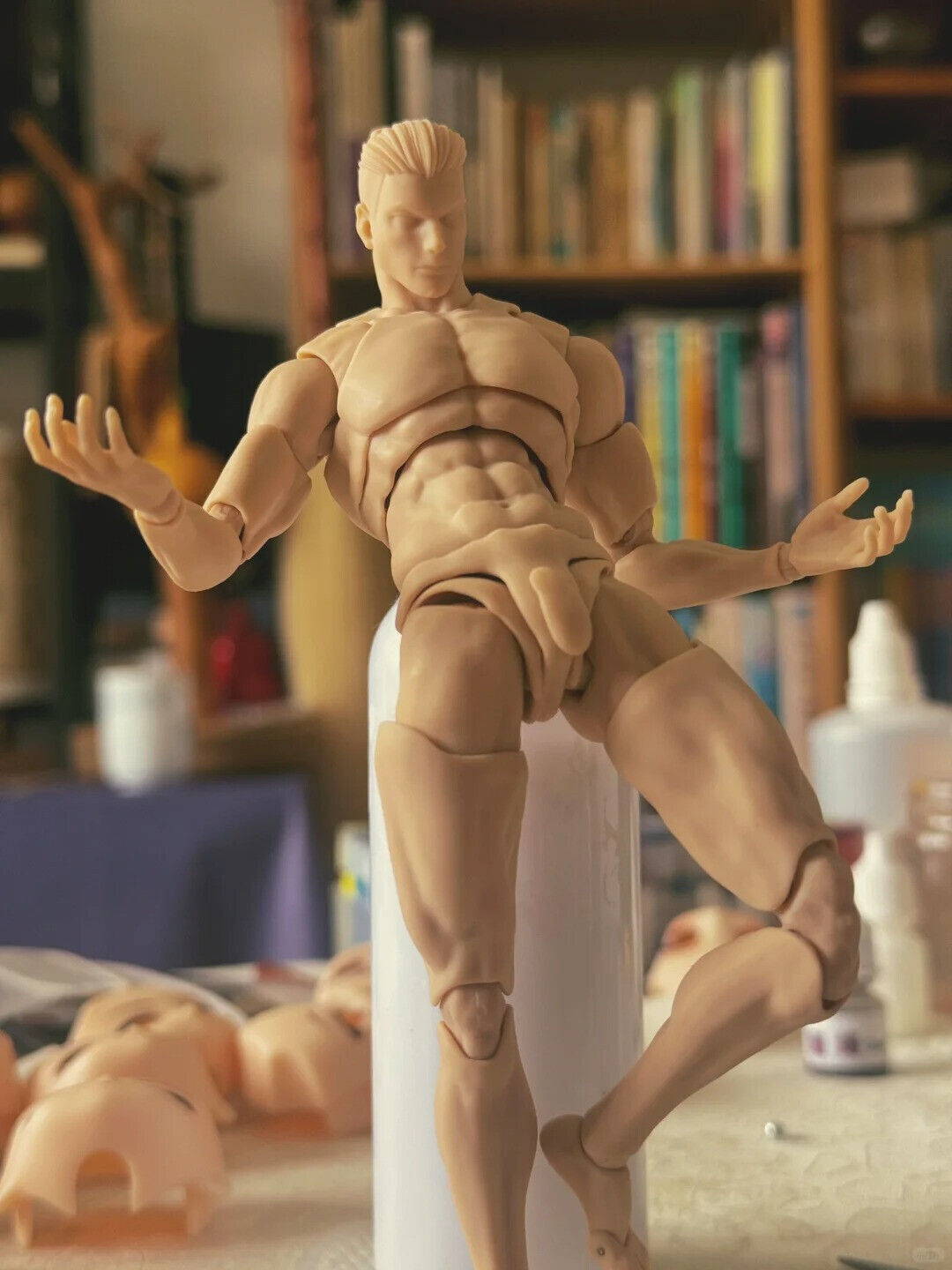 US Romankey 1/12 Yellow Super Flexible Man Body Male 6 »Joint Figure Doll Toy