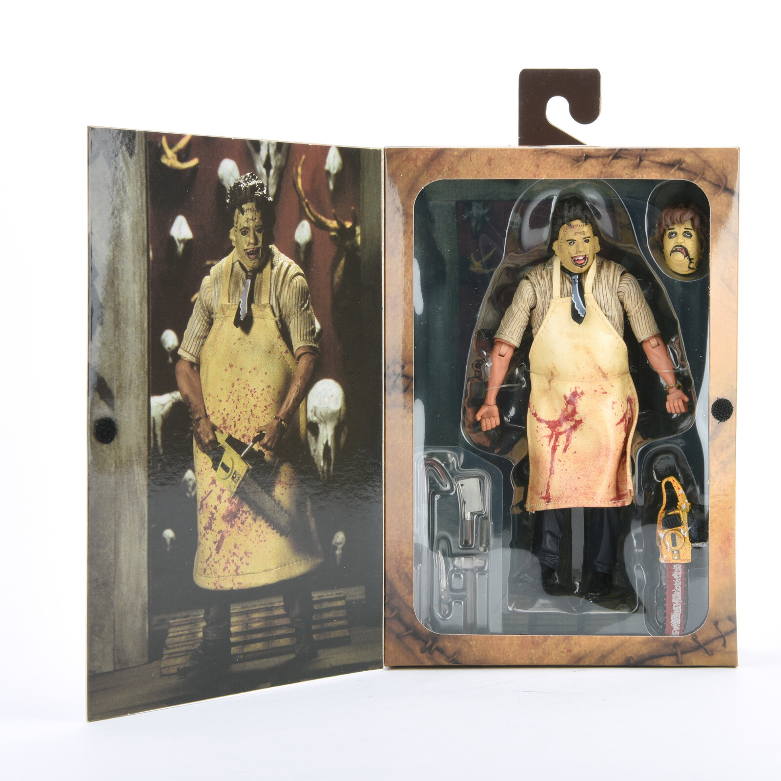 The Texas Chainsaw Massacre Leatherface 7&Prime; Action Figure Horror Moives Open Box
