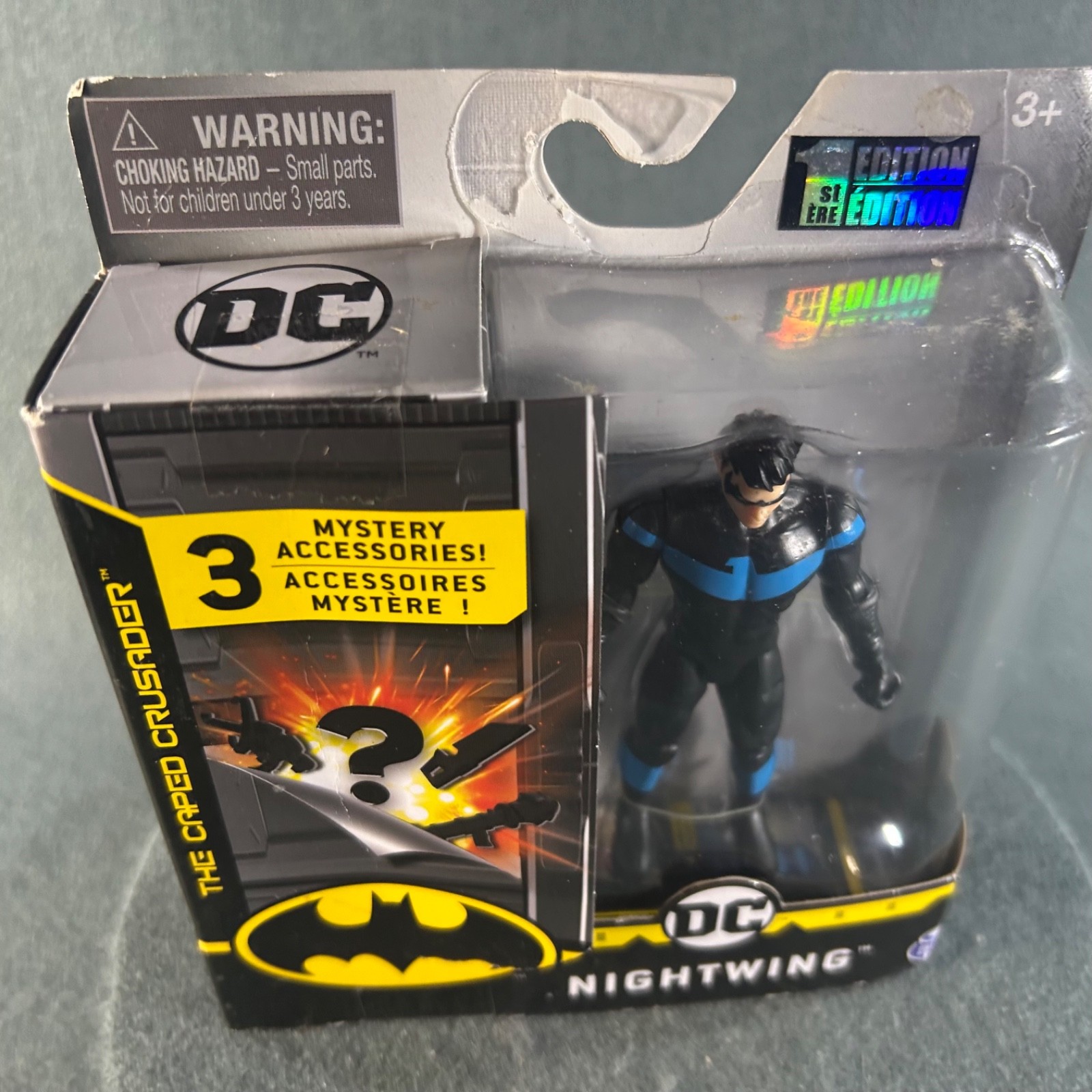 DC Comics Batman 1st Edition Nightwing 4 Inch Action Figure 2020 Spin Master