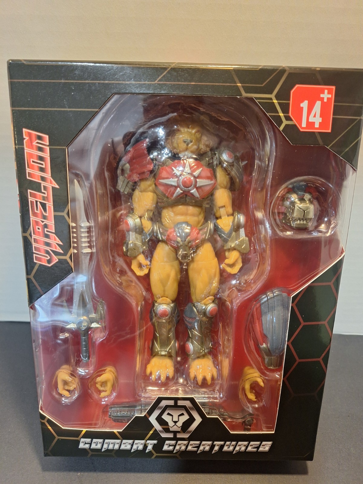 Morphonauts Combat Creatures Kickstarter 6.5&Prime; Battle Beasts Virelion Lion