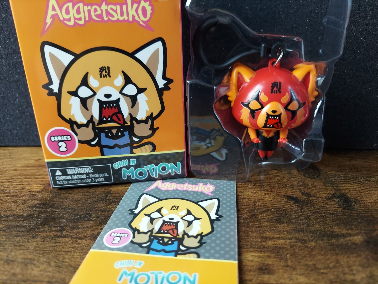 Rage Retsuko Series 2 Year 2021 Aggretsuko Chibi In Motion Clip-On Danglers