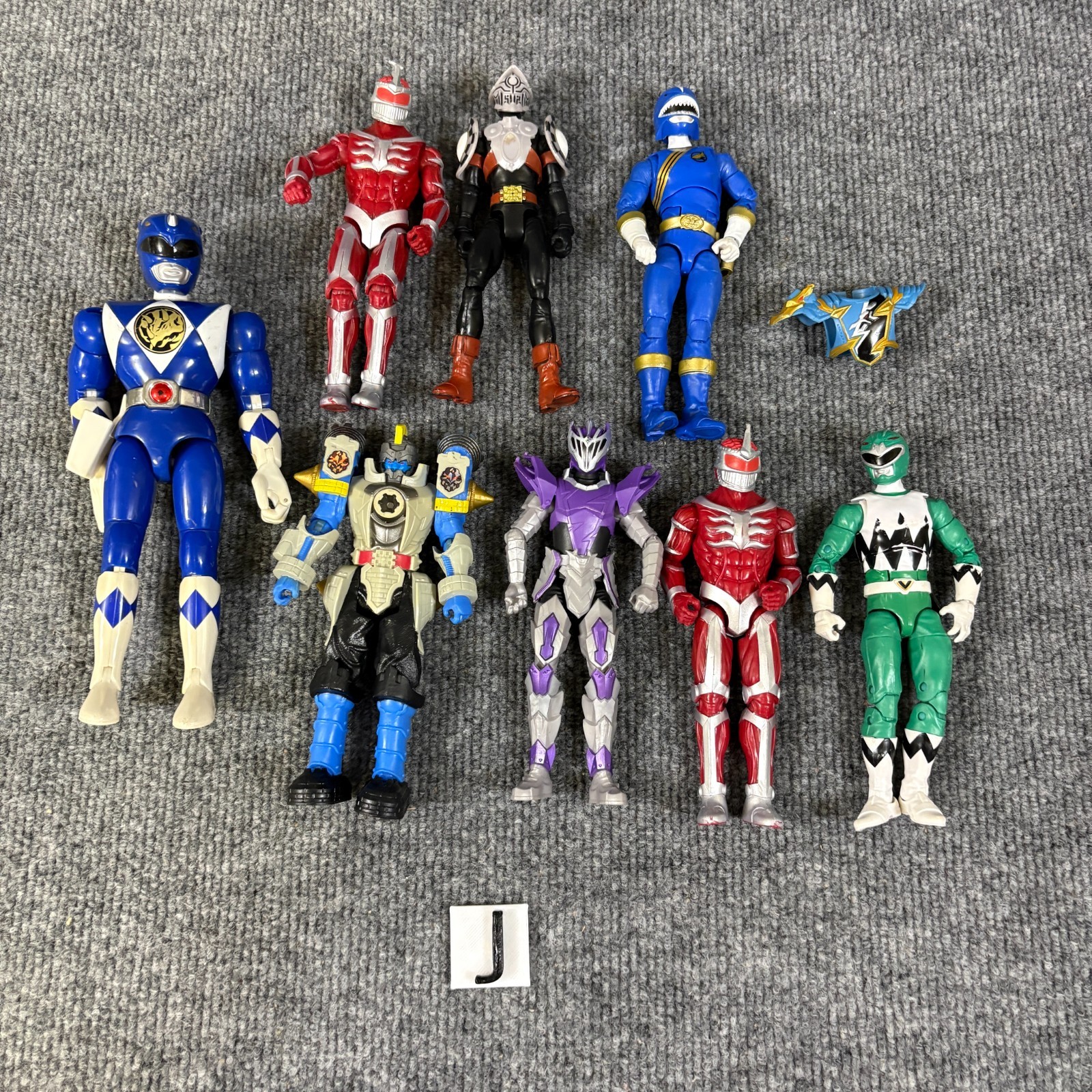 Power Rangers Action Figure Lot Blue Red Green Dino Fury Boomtower Lord Zed