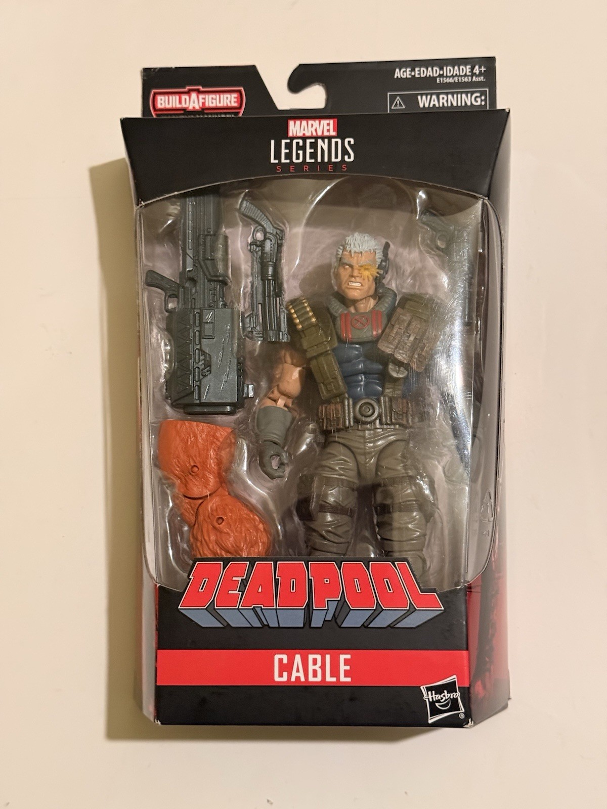 Hasbro Marvel Legends Cable Deadpool Wave Sasquatch Build A Figure Wave