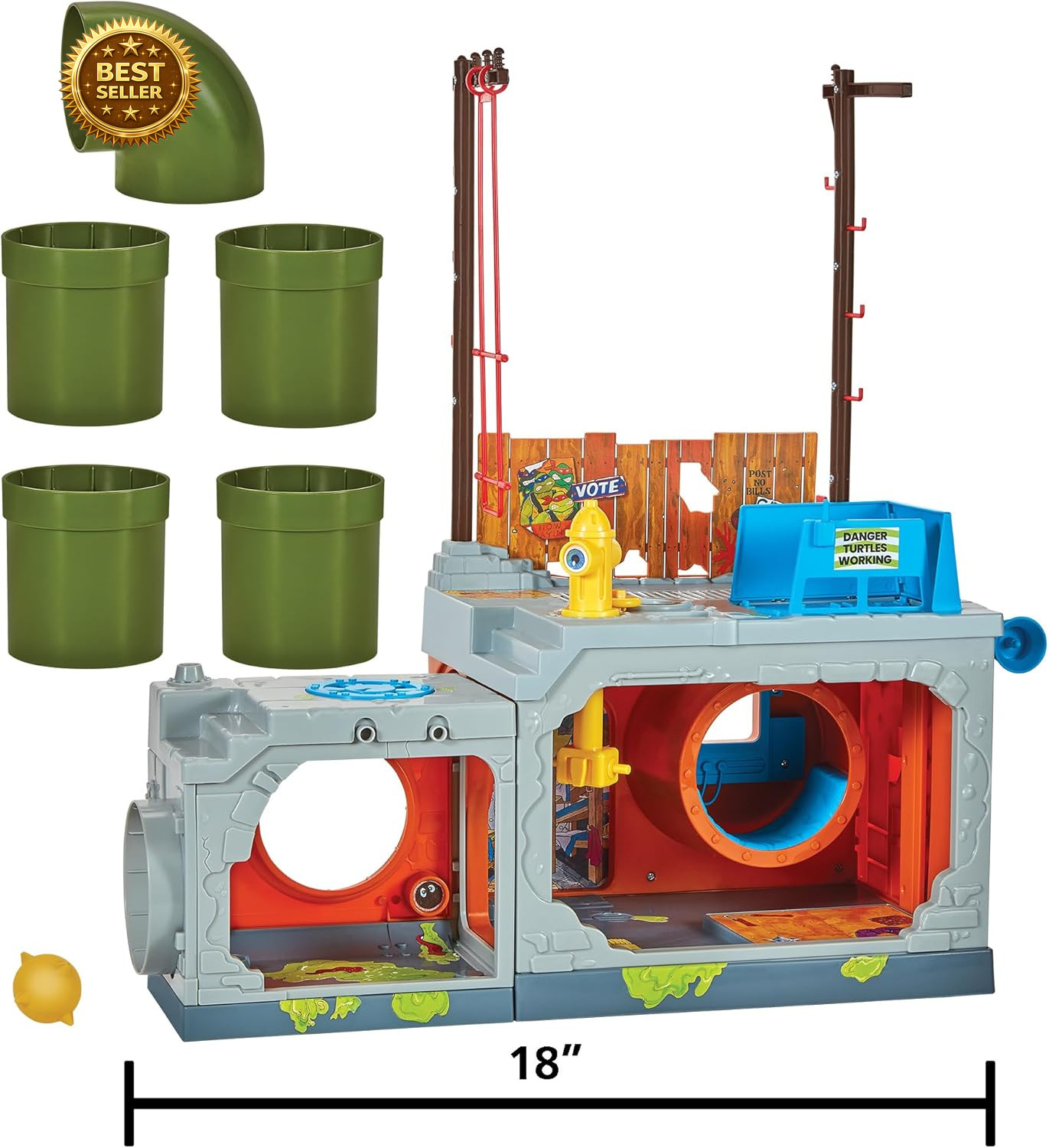 Classic Sewer Playset by Playmates Toys – Amazon Exclusive