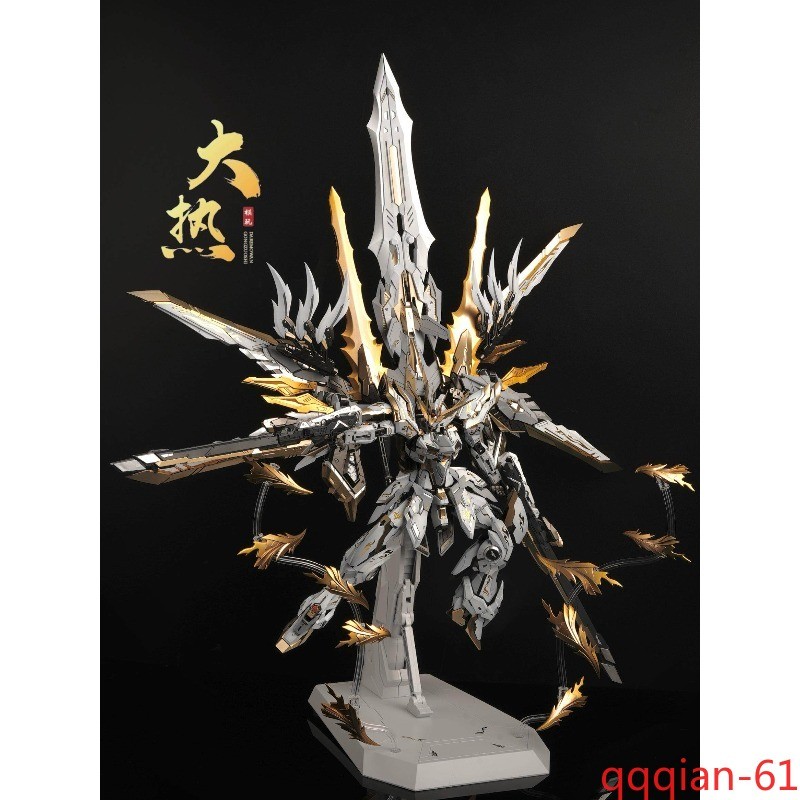 ZZA 1/100 Blue Flame Snow White Model Kit – Custom Color with Alloy Frame Gift