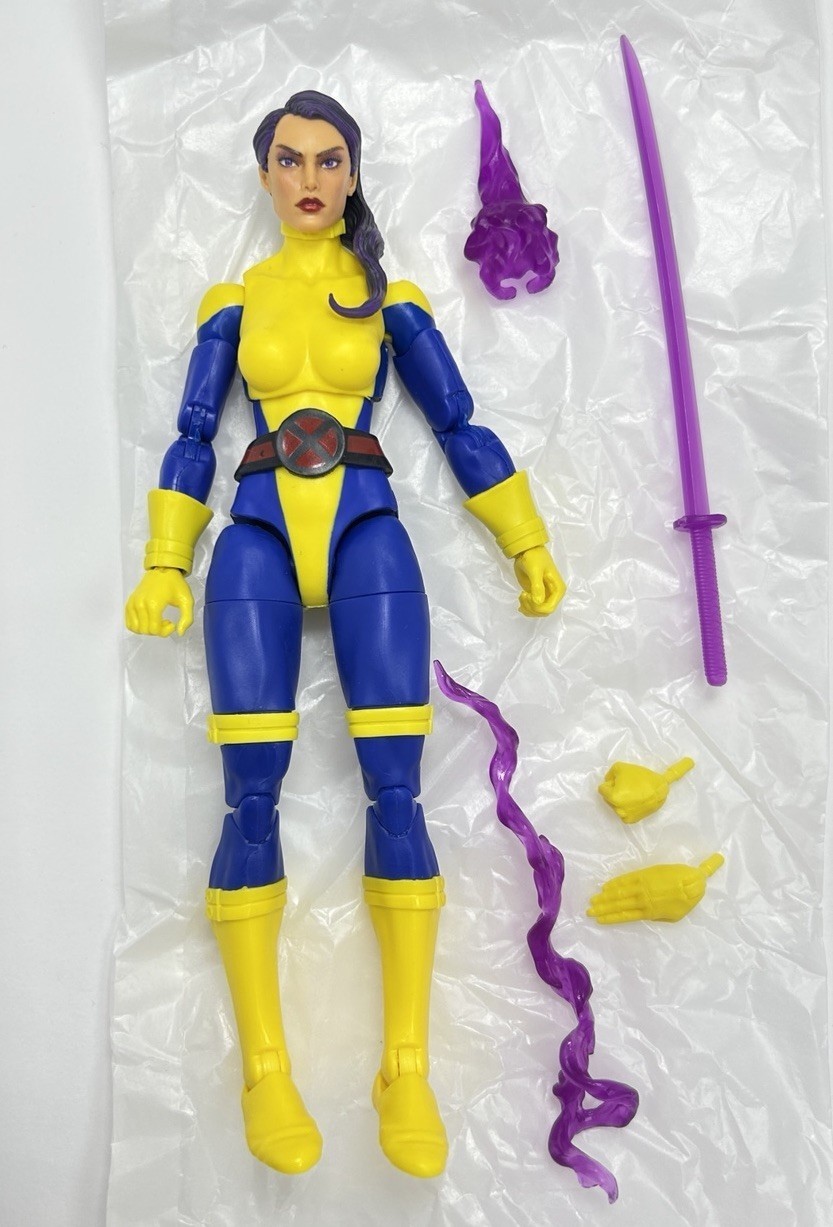 Marvel Legends X-Men Psylocke 60th Anniversary 3 Pack 6&Prime; Action Figure LOOSE NEW