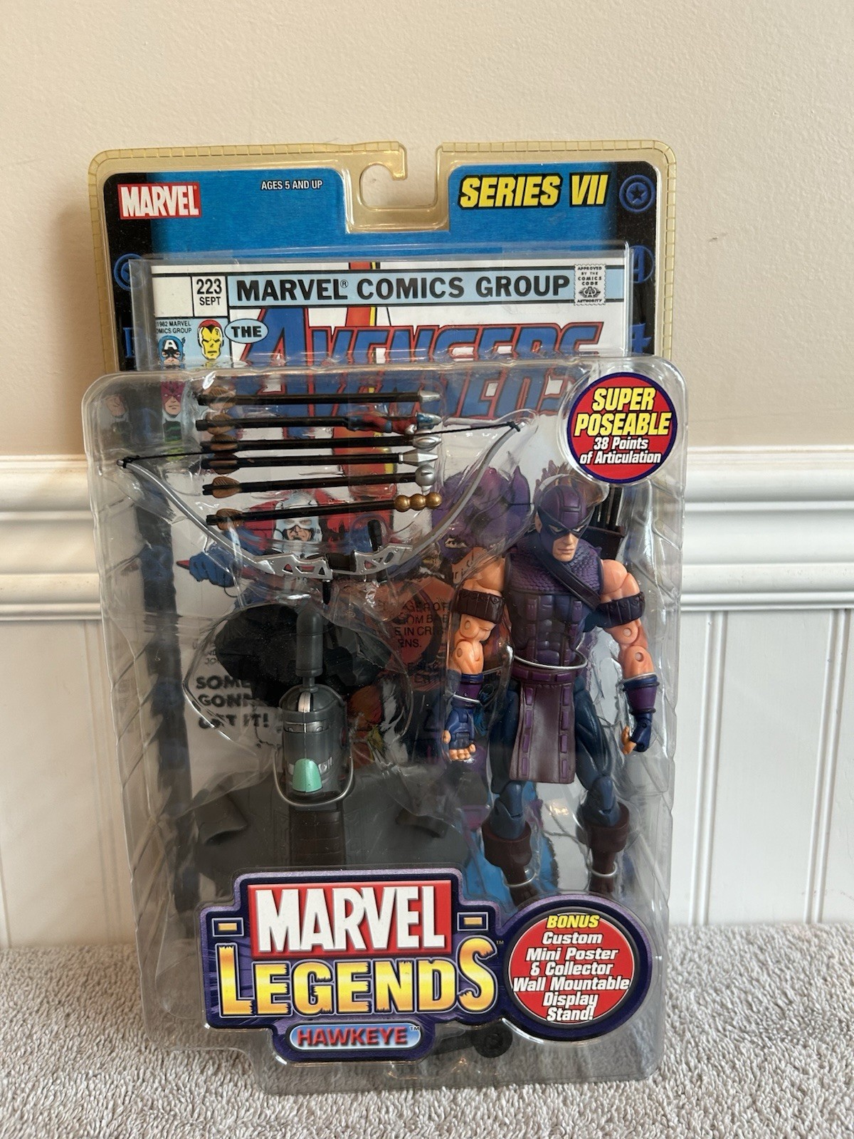 Marvel Legends Series VII Hawkeye Toybiz