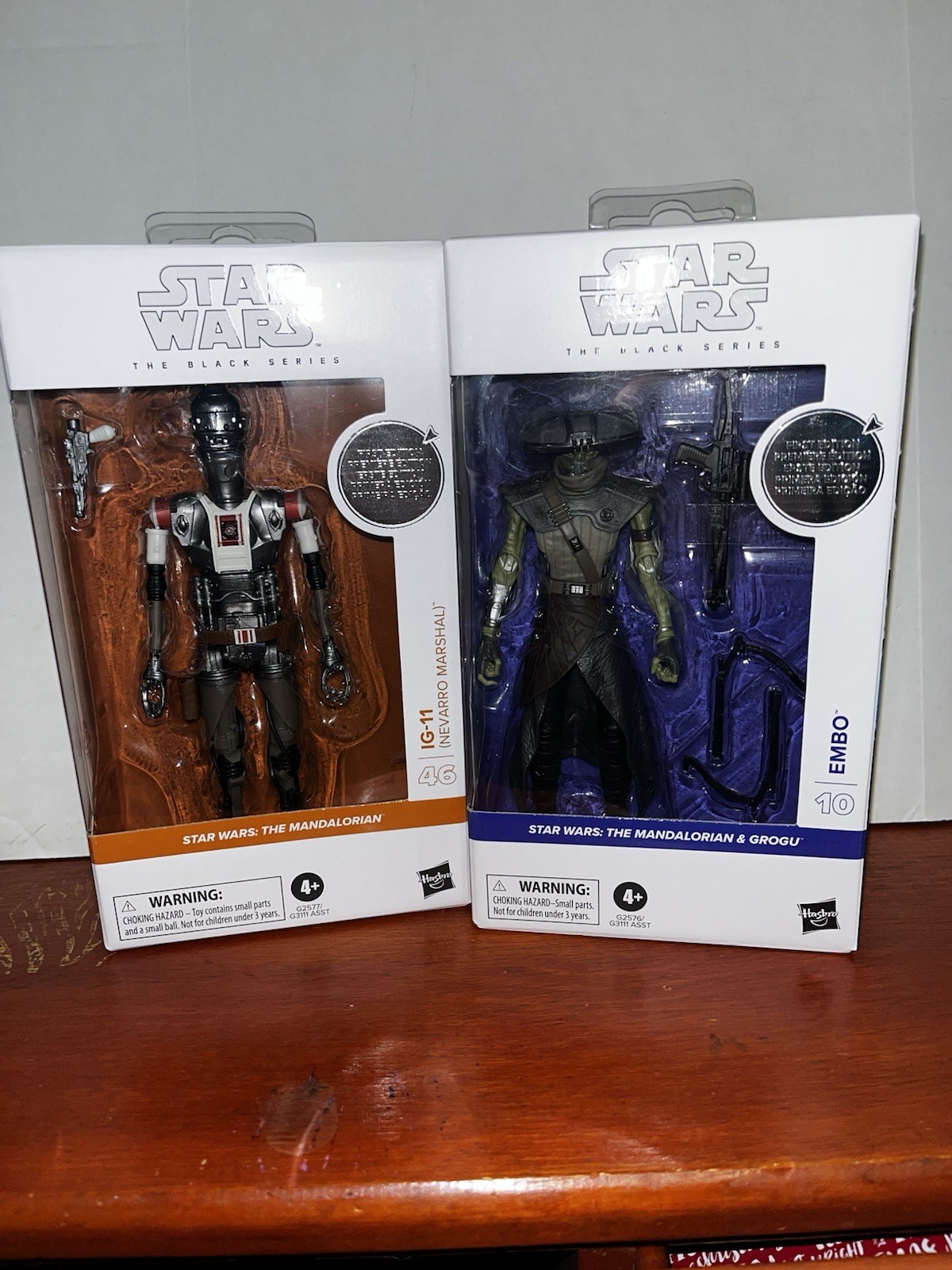 STAR WARS The Black Series Embo And IG-11 First Edition New In Hand