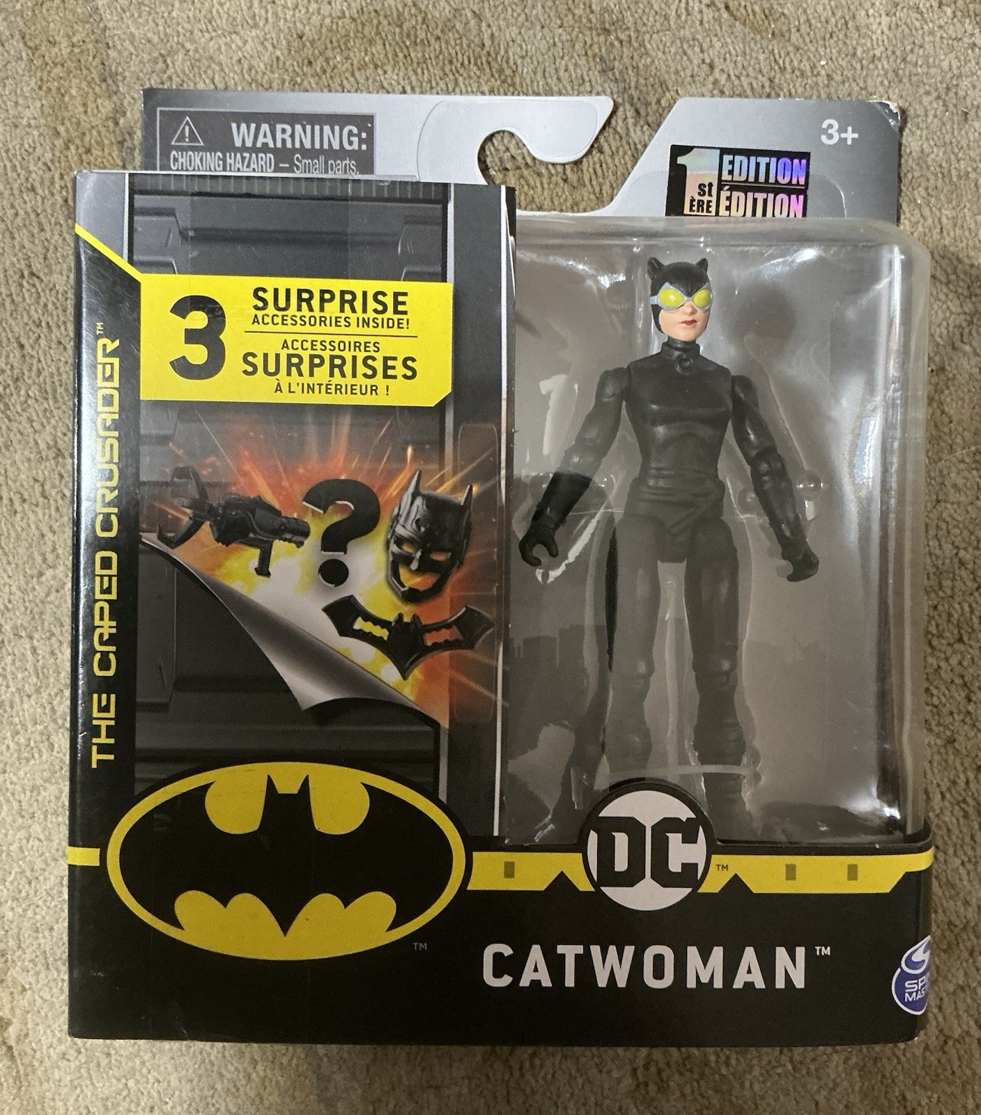 Catwoman 4&Prime; Action Figure 2020 DC Spin Master Villain 1st Edition MIP!