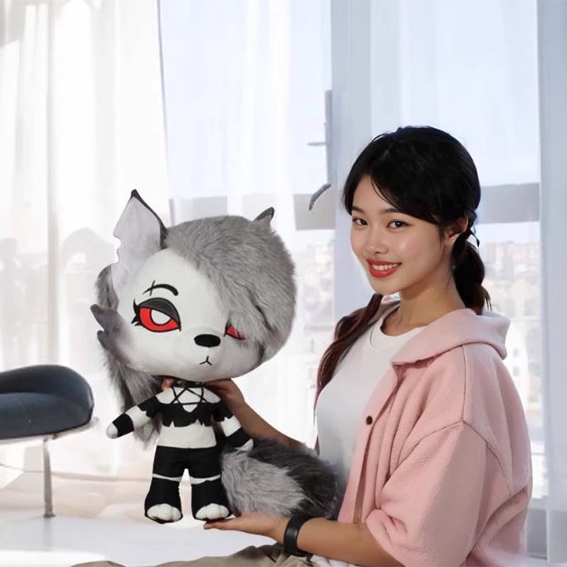 Helluva Boss Loona 18&Prime; Plush Doll Soft Stuffed Pillow Toy Ornament Birthday Gift