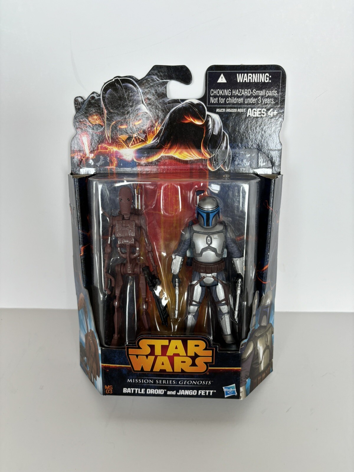 Star Wars Saga Mission Series: Geonosis 2013 Jango Fett And Battle Droid MS#03