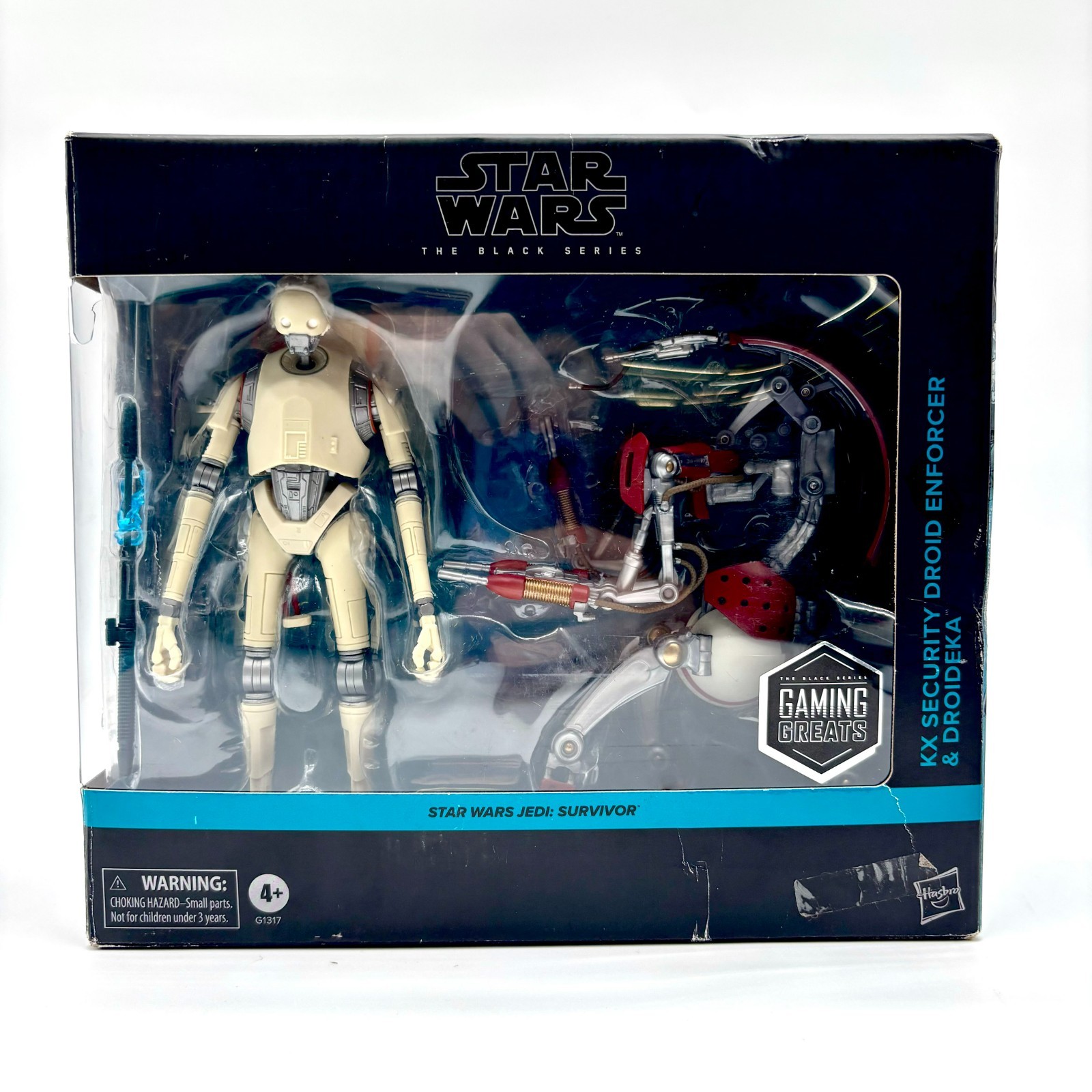 Star Wars The Black Series: KX Security Droid Enforcer And Droideka Figure