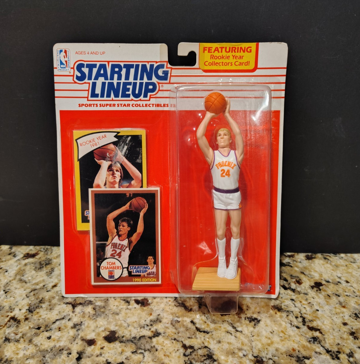 Tom Chambers 1990 Suns STARTING LINEUP Kenner MOC NEW #2