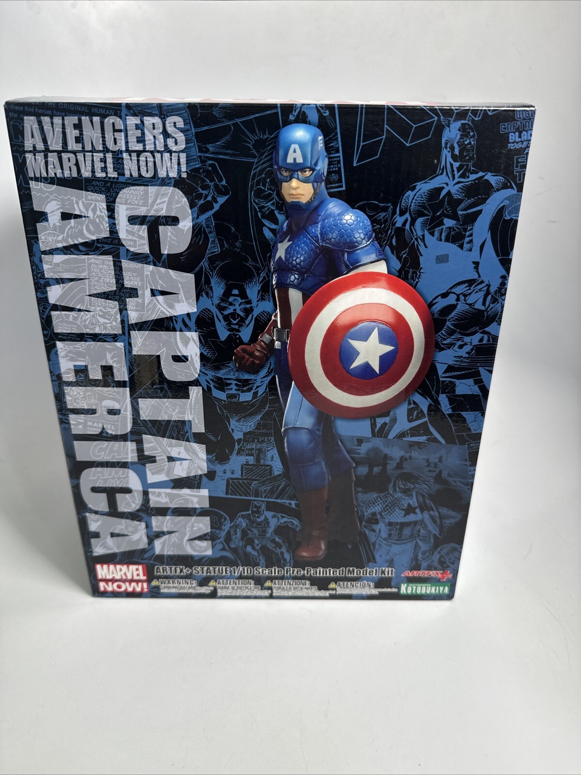 Kotobukiya Marvel Avengers Now! Captain America ARTFX + STATUE 1/10 Scale Sealed