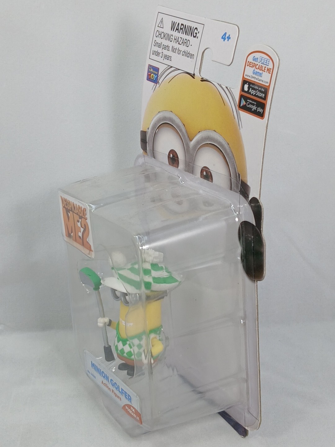 Despicable Me 2 MINION GOLFER Mini Poseable Action Figure Thinkway 2013 NEW