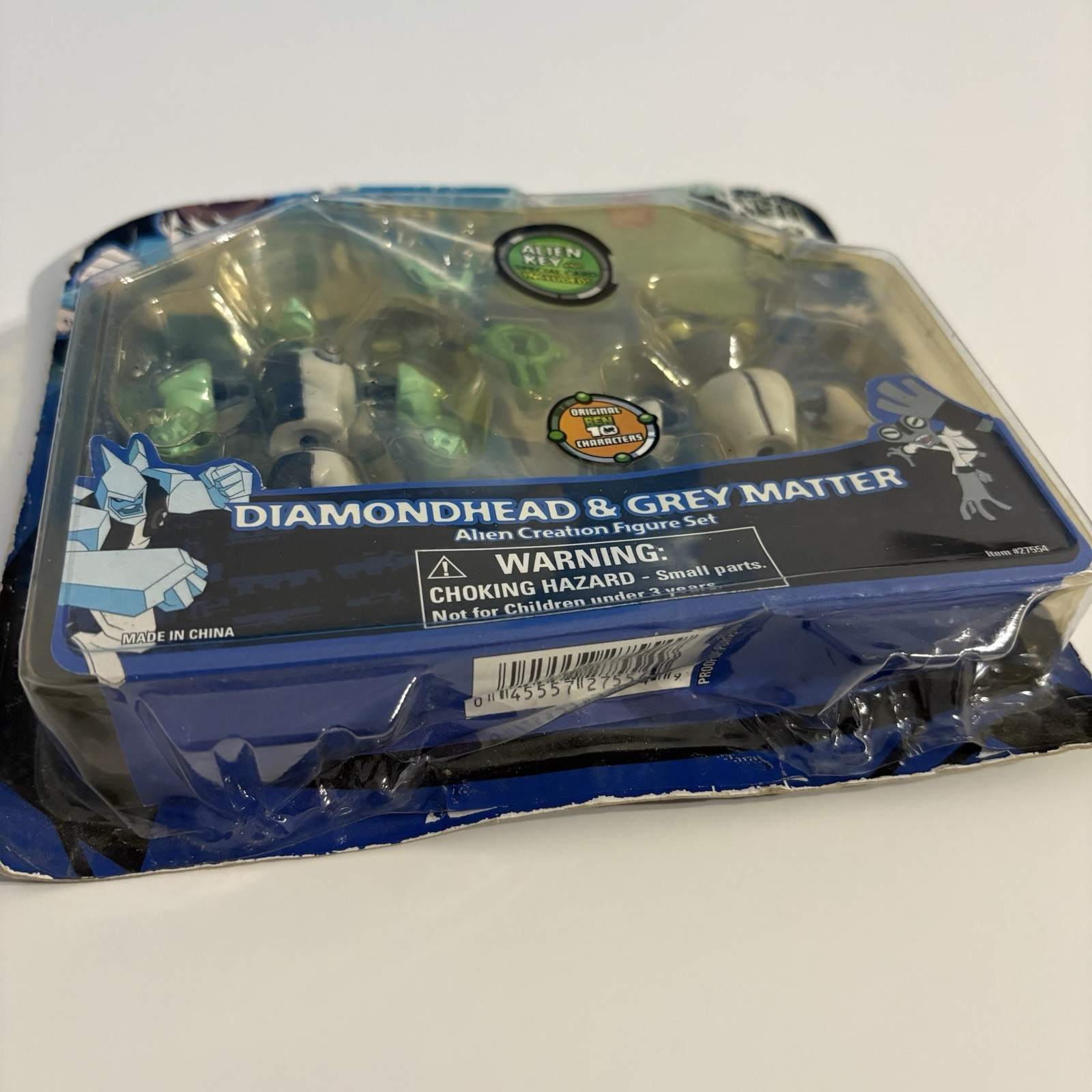 Ben 10 Alien Force Diamondhead & Grey Matter Alien Creation Figure Set READ AD