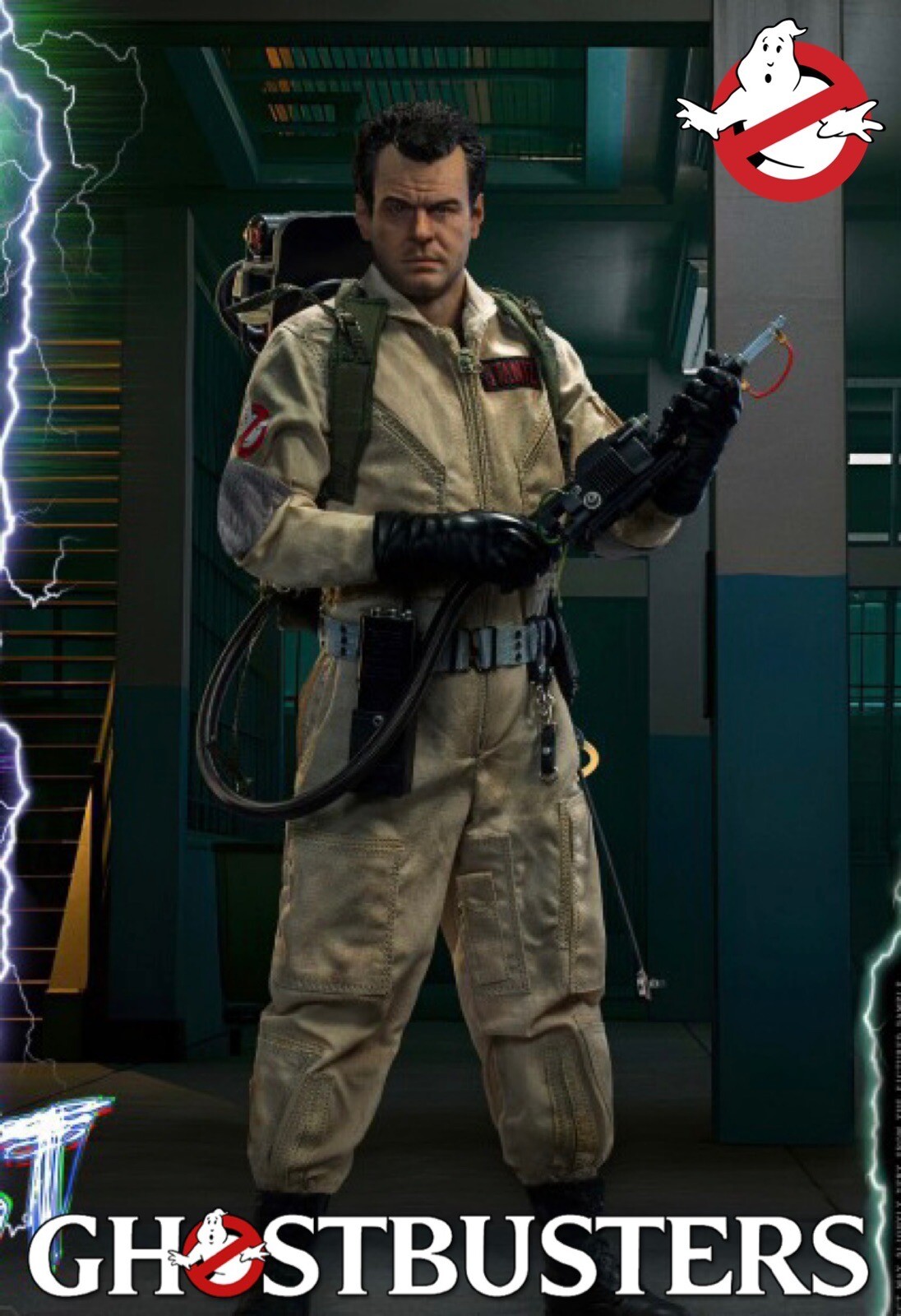 1/6 Ghostbusters Ray Stanz 12&Prime; Dan Aykroyd Figure + 2 Heads – US SELLER SP77