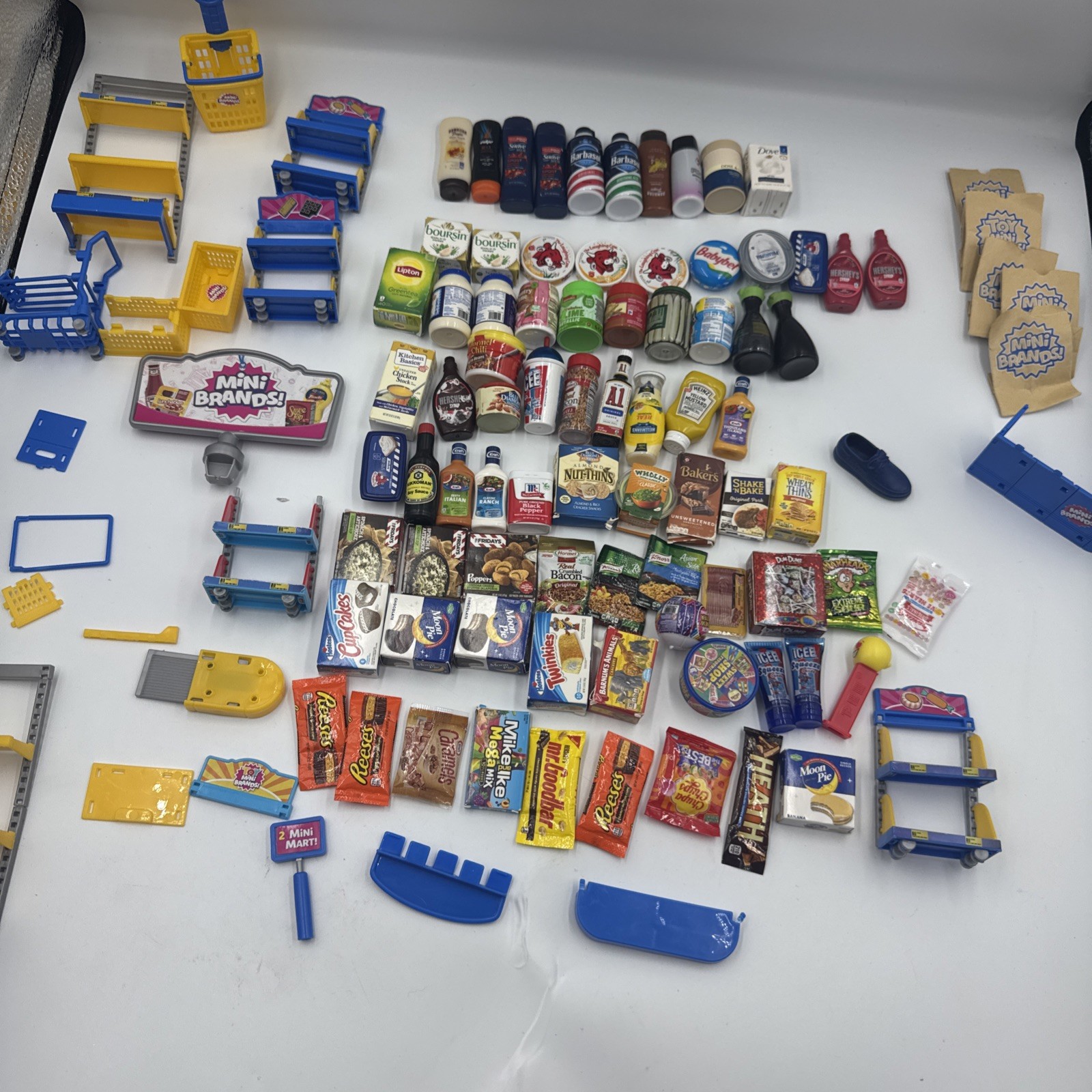 Big Mini Brands Lot! More Than 100 Pieces With Some Racks And Bags See Photos