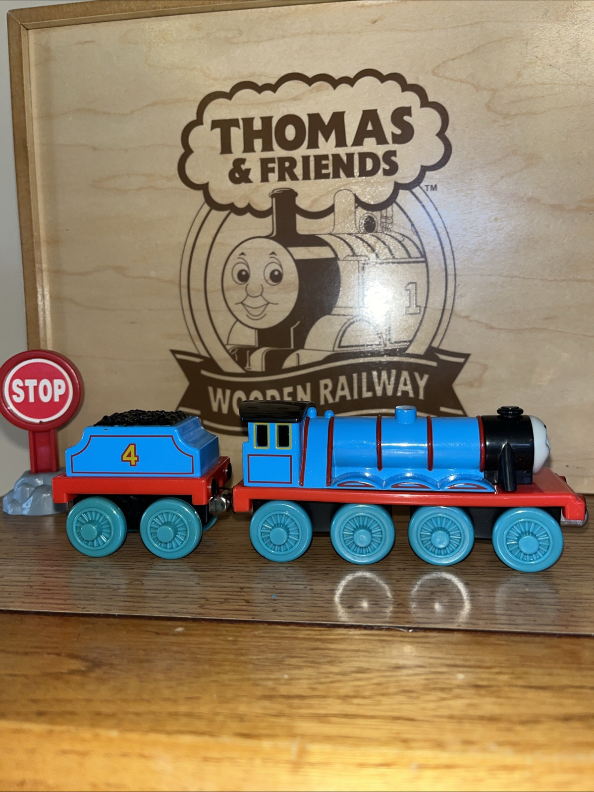 GORDON ! INTERACTIVE RAILWAY THOMAS FRIENDS TRAIN ! DIECAST FOR WOODEN RAILWAY