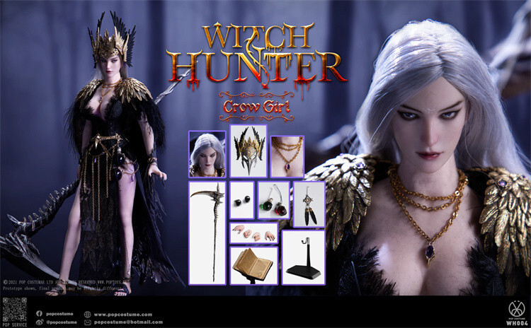 POP COSTUME 1/6 WH004 Witch Hunter Raveness Standard Edition In Stock New